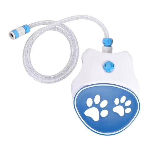 Sxmrmnx Fuente de agua para perros, fácil de activar, juguete de agua para perros, aspersor para beber