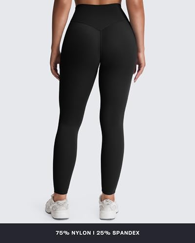 aoxjox high waisted workout leggings for women tummy control buttery soft yoga metamorph deep v pants 2634