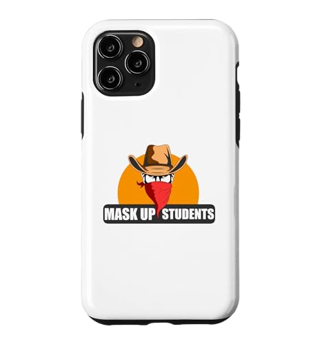 Mask Up Students �V�w�� �\�[�V�����f�B�X�^���X���t �X�}�z�P�[�X iPhone 11 Pro �p