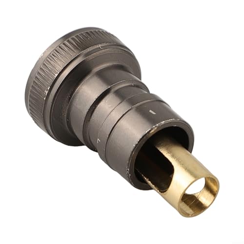 Valvola di arresto automatica dell'acqua per lavatrice da 1,27 cm, con nucleo in ottone e strati galvanici multipli per impianti idraulici della lavanderia domestica (nero)