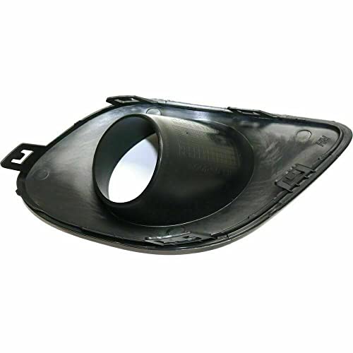 Image of Front Right Passenger Side Fog Light Bezel Molding Cover Grille Trim Black Textured PP Plastic For 2015 16 17 18 19 20 21 22 2023 Dodge Charger For Scat Pack SRT392 Hellcat Models 68280428AA CH1039171