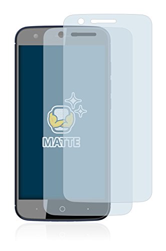 BROTECT Entspiegelungs-Schutzfolie für ZTE Blade V8 Lite (2 Stück) Matte Bildschirmschutz-Folie, Anti-Reflex, Anti-Fingerprint