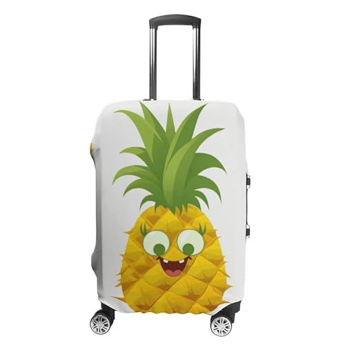 Pineapple Luggage Cover, Washable Elastic Suitcase Cover Protector Fit 18-32 Inch Luggage