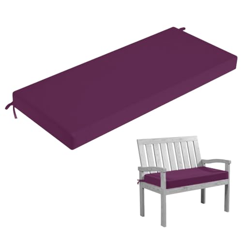 HJZPWB Cojin Banco Exterior Antideslizante Cojines para Banco Desenfundable Colchoneta Banco Jardin Comodidad Cojines Banco Exterior Jardin Lavable Cojin para Banco,L,40 * 40 * 5cm