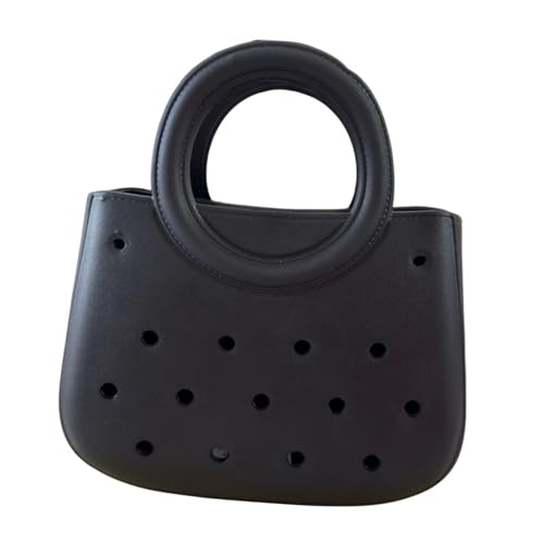 Sac de plage imperméable pour femme noir idéal pour la piscine