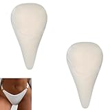 2-Pack Camel Concealer Toe Cover for Women, Adhesive Reusable Silicone Pads with No-Bump Design, Anti Camel Insert L