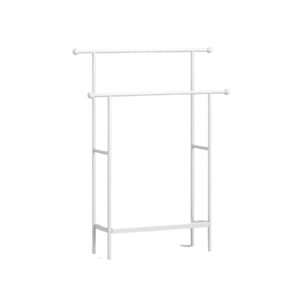 towel rail Bathroom Floor-standing Towel Rack Storage(White)