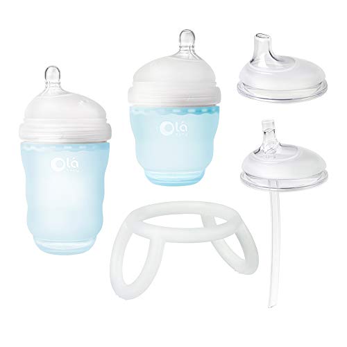 Image of Olababy Bottle Transitional Set (Sky)