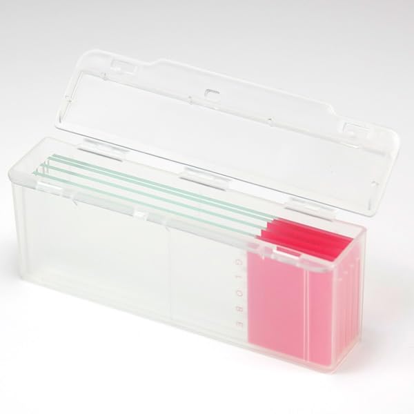 Globe Scientific 513065 Polypropylene Slide Mailer with Side Flip Lid for 5 Slides, Natural, Pack of 1000