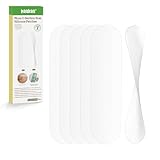 haakaa C Section Scar Silicone Strips, Silicone Scar Sheets for C-Section and Keloid Scars, Reusable Medical-Grade Silicone Scar Patches, Includes Storage Board, Two Thickness (0.5mm*3 + 1mm*3)