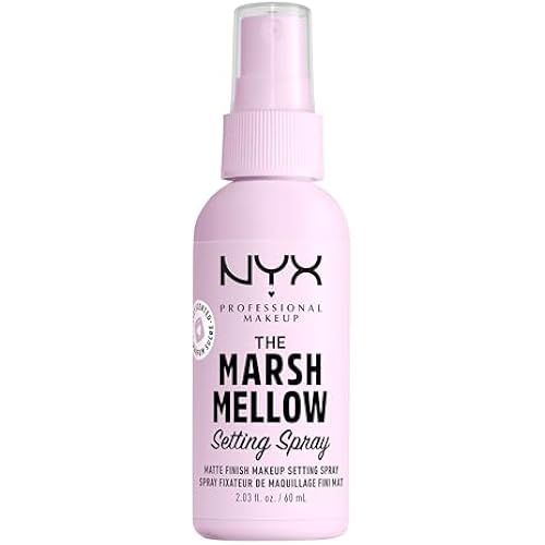 NYX PROFESSIONAL MAKEUP Marshmellow Makeup Setting Spray, Matte Setting Spray Mist for 16HR Make Up Wear - Long-Lasting, Vegan Formula