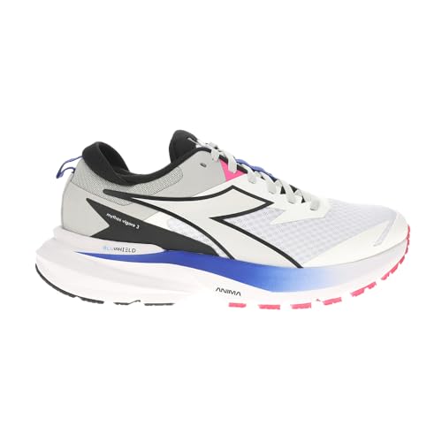 Diadora Mens Mythos Blushield Vigore 3 Running Sneakers Shoes - Blue, White