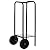 Indoor and Outdoor Patio Steel Firewood Log Carrier, Wood Rack Storage Stacking Holder, Black