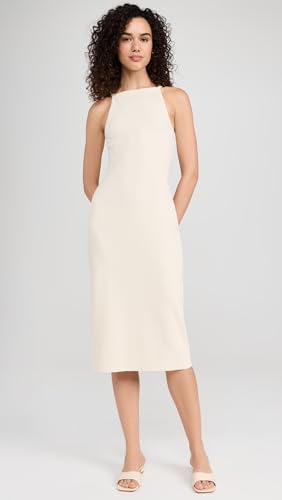 Vince Women's Rib High Neck Tank Dress2