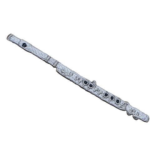 Yokebom Flute Iron On Applique Patch - Music Instrument cover
