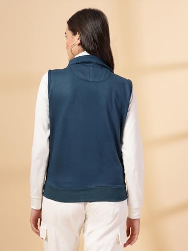 Image of UZARUS Women's Half Sleeves Cotton Fleece Premium Jacket