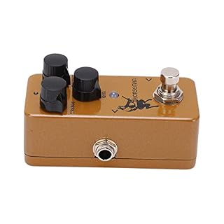 Pédale d’overdrive Pédale d’effet Overdrive Accessoires de guitare en métal jaune terreux avec pédales de guitare en… - Les Beatles, Paul McCartney, John Lennon, RIngo Starr, George Harrison