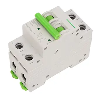 DC Miniature Isolator, Thermal Magnetic Trip Solar PV System Circuit Breaker 550V 2P for Marine Power Systems (40A)