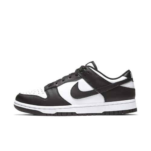 Nike Women's Dunk Low Sneakers, White/Black/White, 11 Medium US