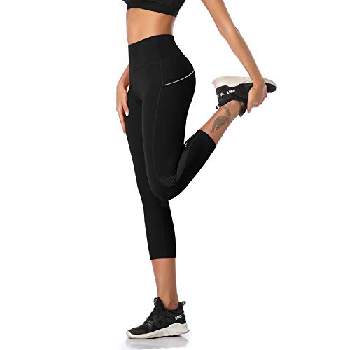 image for DAYOUNG Women's Bike Tights 3D Padded Leggings Capri Cycling Bicycle B