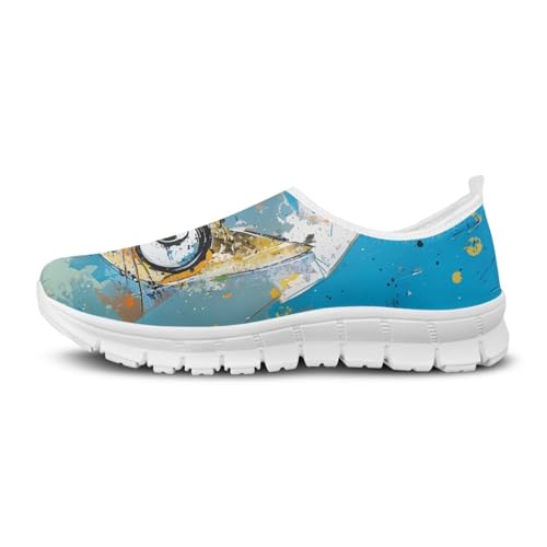 Image of Jeiento Cute Dog Women's Casual Slip On Shoes Loafers Sneakers for Women