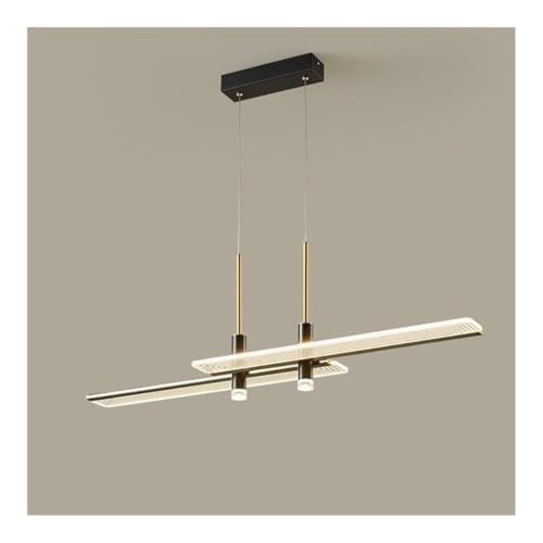 Lumière suspendue linéaire pour salle à manger, style Spoutnik rétro