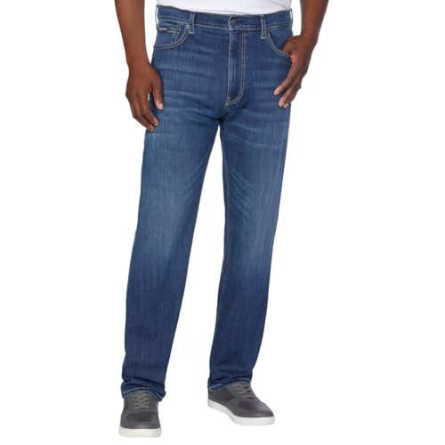 Calvin Klein Jeans masculino slim reto, Ashton, 38W / 30L