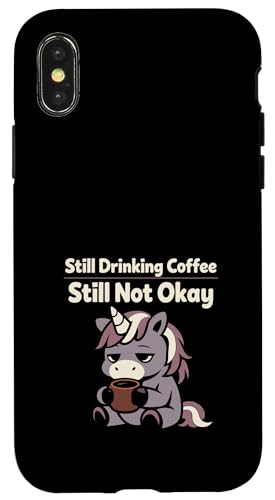 Coffee Is My Copilot �G�X�v���b�\ �o�[���A�E�g ���[���A �X�}�z�P�[�X iPhone X/XS �p