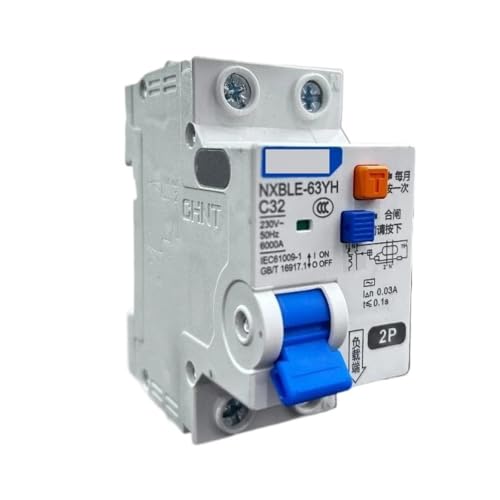 Disyuntor diferencial 2P 16A que soluciona averías por fugas en fuentes conmutadas de 220v a 12v