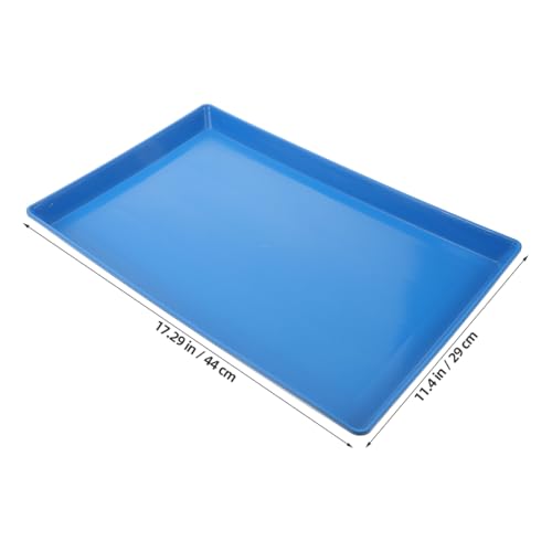 TOYANDONA HundekäFig Bodenschale Aus Kunststoff wasserdichte Hunde-Toilettenschale FüR Wohnung Und Garten Wiederverwendbares Urin-Tablett FüR Kleintiere Und Kaninchen 17.3X11.4X1.1 Zoll