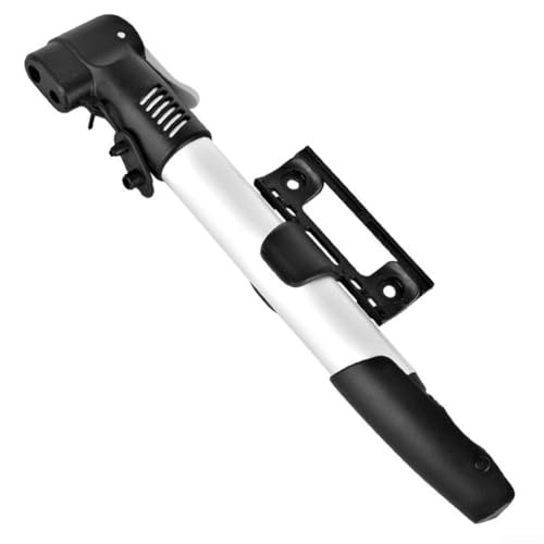 Bomba portátil de mano para bicicleta, inflador compacto de 120 PSI con doble válvula para PV y SV, adecuada para deportes