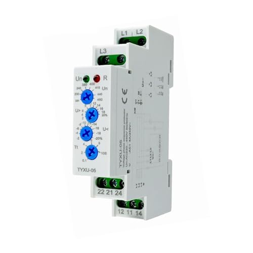 Relais de protection de tension AC220V-460V TYXU-05 triphasé avec séquence de phases