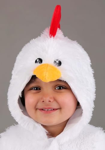 Disfraz Infantil Pollo Peludo con Capucha y Leggings miniatura 3