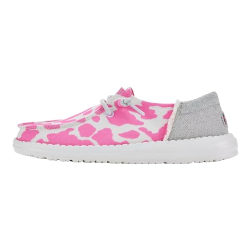 Image of HEYDUDE Women's Wendy Funk Mono Slip On Loafer | Stretch Knit Upper | Easy On System, Cushioned Foam Insole, Breathable Stretch Knit Upper, Ultralight Outsole, Responsive Foam Cushioning