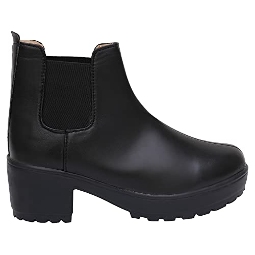 Image of XE Looks 100% Vegan Leather Attractive & Stylish Boots for Women