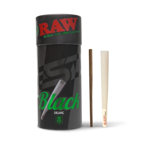 RAW Black Organics King Size Cones image