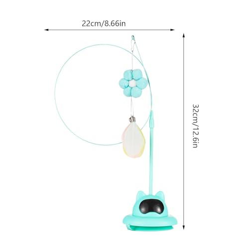 Ventosa de varinha de penas de brinquedo de gato, brinquedo de varinha de gato de sucção - Brinquedo