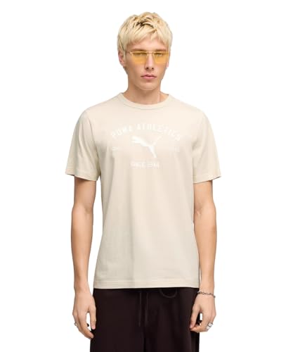 PUMA Camiseta Estampada Class Hombre XXL, Alpine Snow White