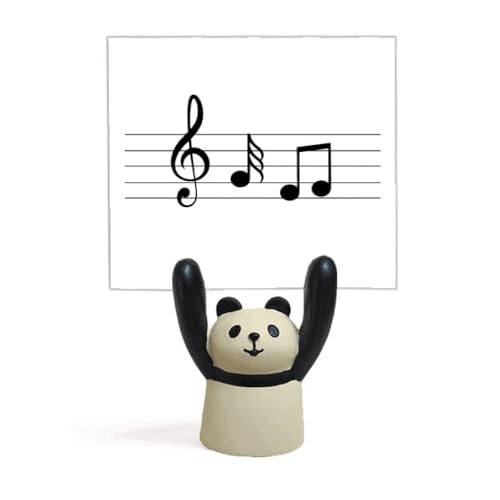 Porte-mémo musique panda bleu, le cadeau idéal pour musiciens et étudiants