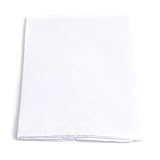 AVA.Home 敷きシーツ フラットシーツ シングル ホワイト （150cm×250cm）業務用 ベッドシーツ 単品売り マットレスカバー アッパーシーツ 白