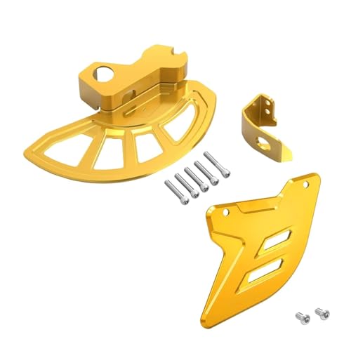 �[�L�f�B�X�N�N�Z�T�� �X�Y�L�ɓK�� DRZ400 DR-Z 400 2005-2024 �I�[�g�o�C�t�����g���A�u���[�L�f�B�X�N�K�[�h�ɓK�� �h�L�����p�[�J�o�[(Front Rear yellow)