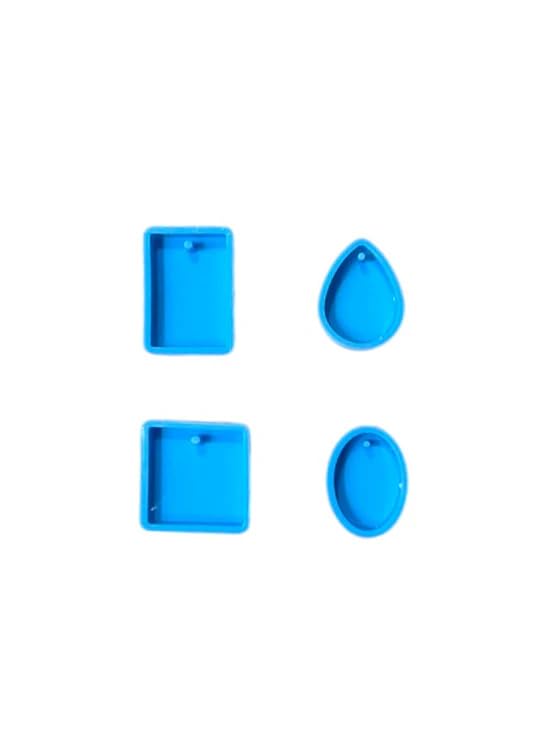 Silicone Earring and Pendant Mould for Resin Crafting, Blue, Flexible, Non-Stick, DIY Jewellery and Keychain Accessories (Drop)-image-36