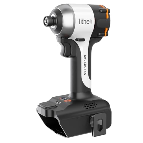 Litheli 20V Cordless Impact Driver Kit, 2035 in-lbs Max Torque, 1/4 in. Hex Power Drill/Driver (Battery and Charger not Included)