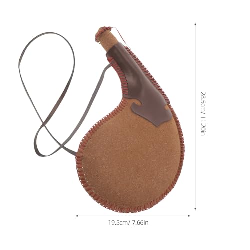 Bota de cuero Healeved para vino 1L para camping y senderismo miniatura 3