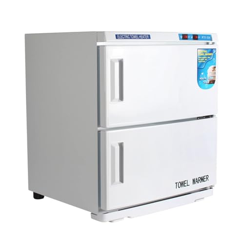 Calentador de toallas de 30L en acero inoxidable con doble puerta para alta estética 2