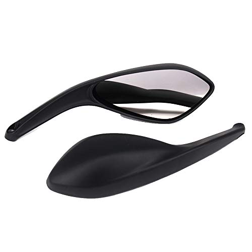 BarBaren One Pair Rear View Mirrors For Ducati Monster 696 08-14 Monster 795 12-15 Monster 796 10-15 Monster 1100 09-11 Monster 1100 S 09-11 Monster 1100 EVO 11-13