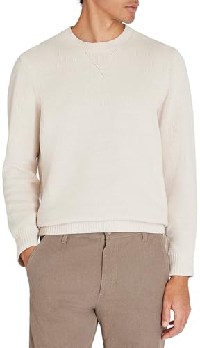 CLUB MONACO Men's Statement Crew, White