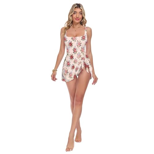 Robe de bain une pièce minceur pour femme complexée par ses formes