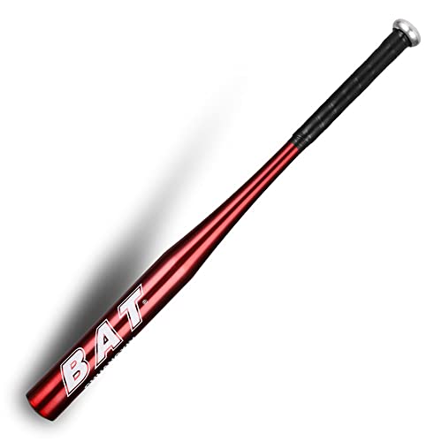 Bate de béisbol más Grueso de 86,4 cm Barra de Aluminio de aleación Ligera Bate de Goma Antideslizante para la práctica de Entrenamiento al Aire Libre para Adultos Adolescentes Rojo 34'' Cover