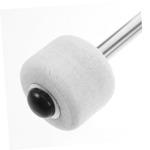 Maza Profesional para Bombo Toddmomy con Cabeza de Fieltro y Mango de Acero Inoxidable de 14 pulgadas para Bandas de Marcha y Percusión miniatura 3